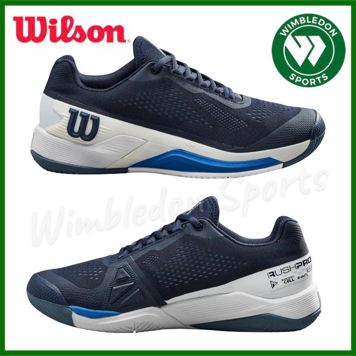 Sepatu Wilson RUSH PRO 4.0 Navy Blazer / Sepatu Tenis Wilson Rush Pro