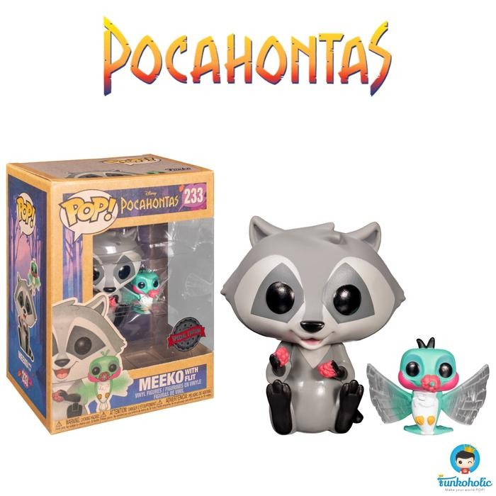Funko POP Disney Pocahontas - Meeko with Flit (Earth Day) [Exclusive]