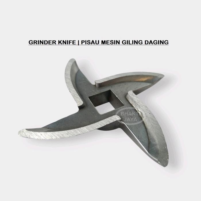 Meat Grinder Knife Pisau Mesin Gilingan Daging Besi Tajam As 15 Mm No.32 Stainless