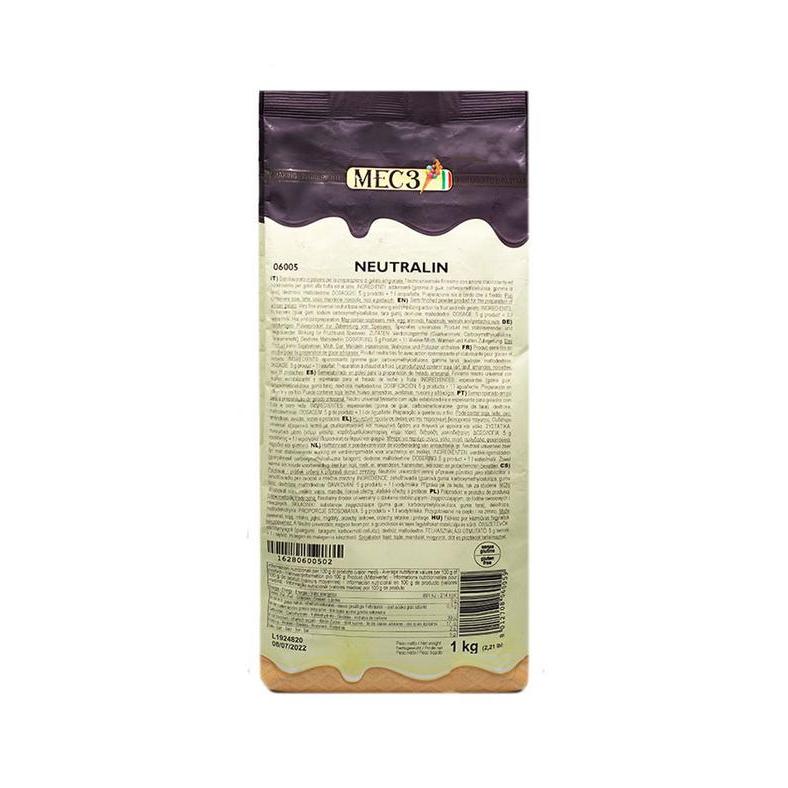 Mec3 Neutralin Pure Gelato Stabilizer / Emulsifier Ice Cream
