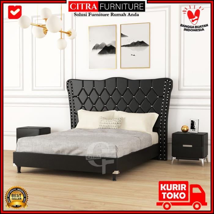 Dipan divan sandaran untuk springbed atau kasur (180x200)-ROYAL SALUTE - Putih