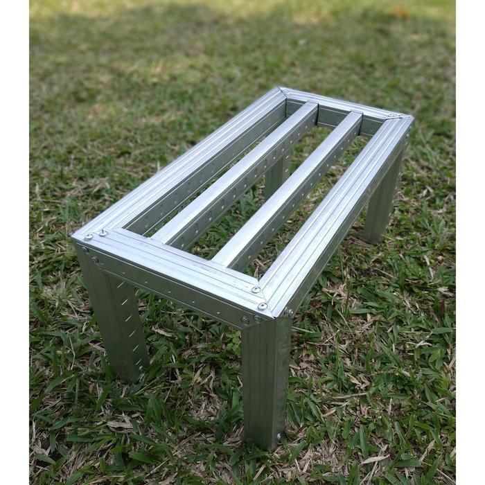 Rak Pot Bunga Minimalis - Rak Tanaman - Unik Baja Ringan 40Cm Terbaruu