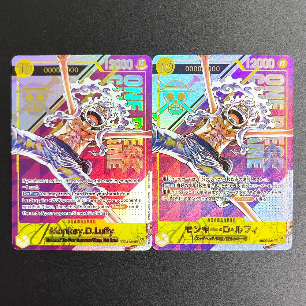Proxy One Piece Serial Card EB02-006 Yamato Luffy EB04-061 serial championship prize card TCG Game