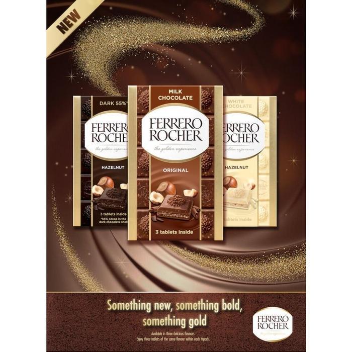 FERRERO Rocher Raffaello Dark Chocolate Tablet Bar 90gram