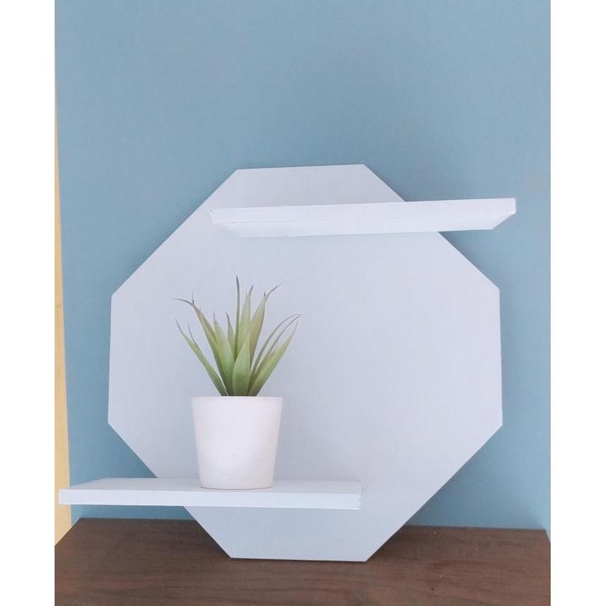 BERKUALITAS RAK HEXAGONAL DINDING RAK FURNITURE MINIMALIS RAK GANTUNG RAK HIASAN RAK TEMPEL DINDING