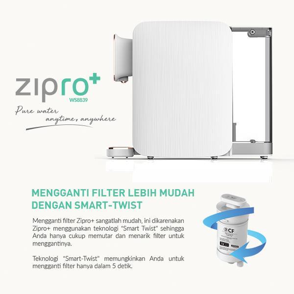 Advance - Reverse Osmosis Zipro Plus Water Purifier (Ws8839) - Dispenser Filter Air Minum Panas