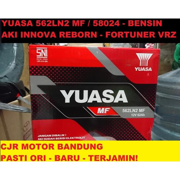 AKI KERING YUASA MF 562LN2 355LN2 LN2 MOBIL INNOVA REBORN FORTUNER VRZ