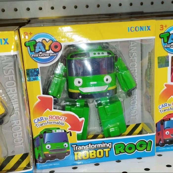 HOT SALE MAINAN TRANSFORMING ROBOT TAYO ROGI TERMURAH