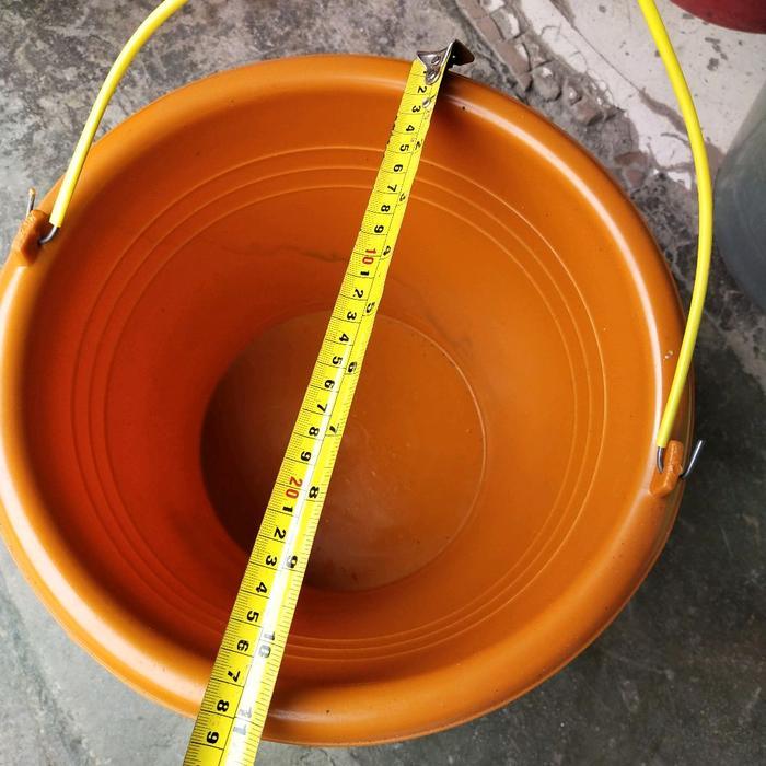 NEW ember cor orange dan biru besar 18 inchi kapasitas 6 liter