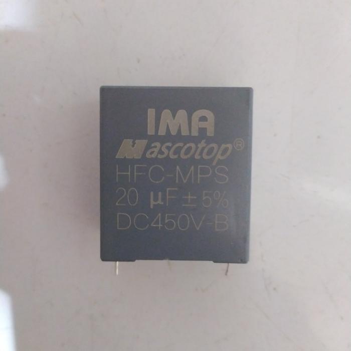 Kapasitor Capasitor 20Uf 450Vdc Terbaru