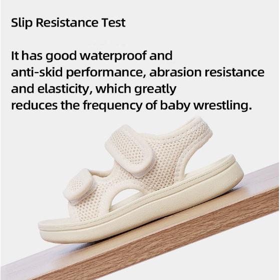 Premium Sepatu Sandal Anak Sepatu Kain Warna Solid Kain Jala Lembut Ringan Elastis / Sandal Anak