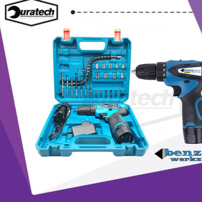Benz Werkz Bor Baterai Cordless Drill BZ8004 / Bor Tangan Baterai 12V Benz BZ-8004