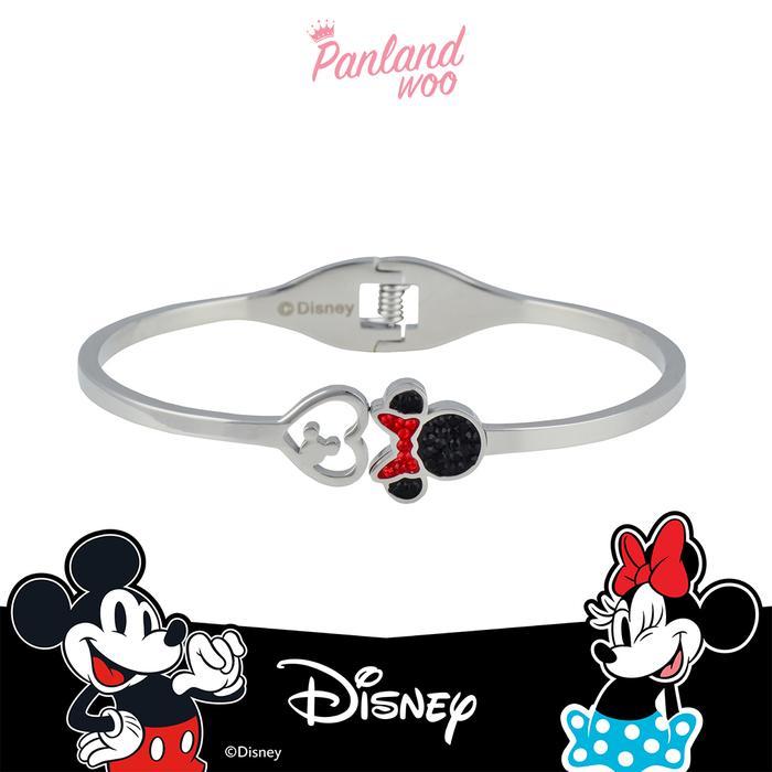 Panlandwoo - Mickey & Collection - Gelang Bangle Titanium Wanita Clarion - Silver