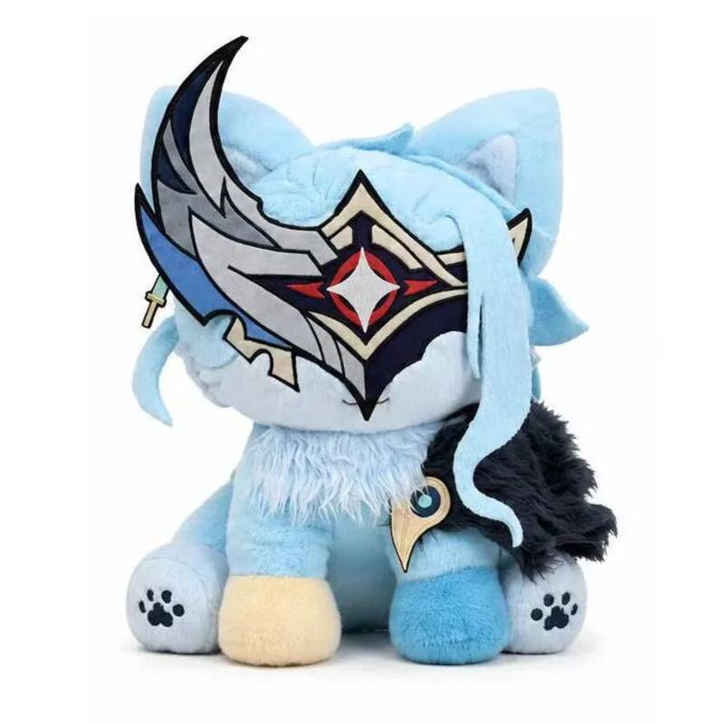 2026 New Anime Genshin Impact Il Dottore Plush Zandik The Doctor Cat Plush Doll Cute Dottore Genshin