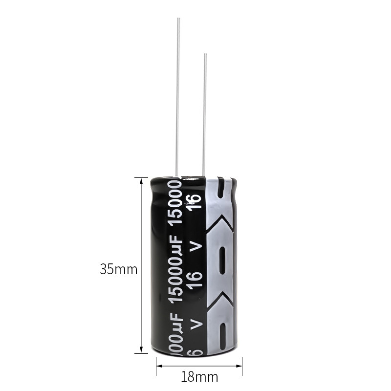 (10PCS)15000UF 16V 16x25mm Plug-in Electrolytic Capacitor 16V 15000UF