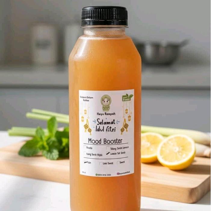 Lemon teh sereh segar 500ml