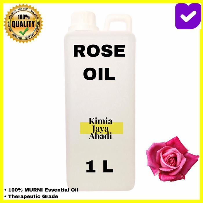 Pure Rose Essential Oil / Rose Oil / Minyak Atsiri Mawar 1 Liter MURNI