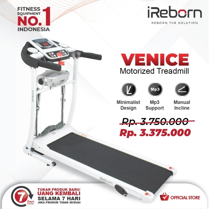 Alat Fitness Treadmill iReborn Venice M8