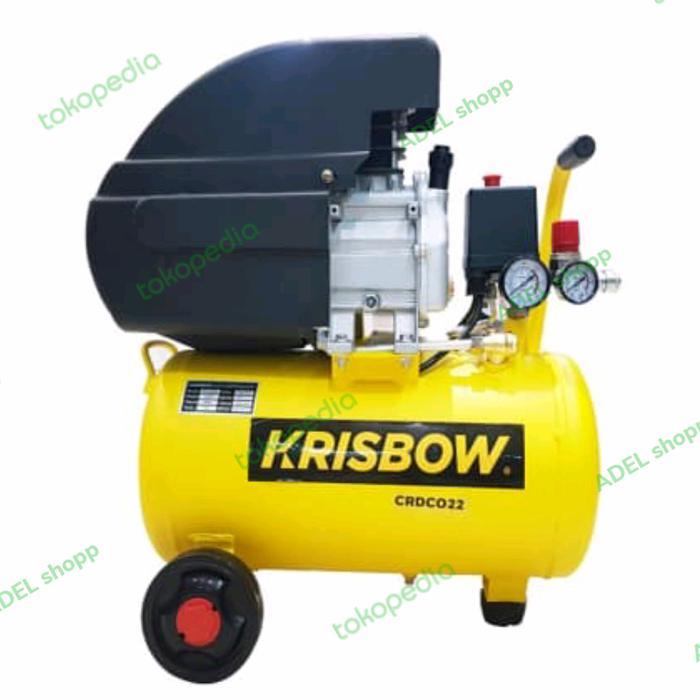 KRISBOW 24L AIR COMPRESSOR 2HP 8BAR 1PH Kompresor Angin