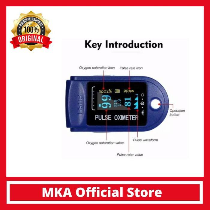 Onemed - Fingertip Pulse Oxymeter Spo2 Lcd Full Colour Lk88/Lk87 Free Batrei