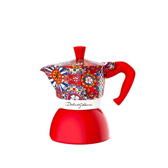 

BIALETTI - MOKAPOT MOKA INDUCTION DOLCE GABBANA - MOKA POT COFFEE MAKER 4 CUPS - ALAT SEDUH KOPI