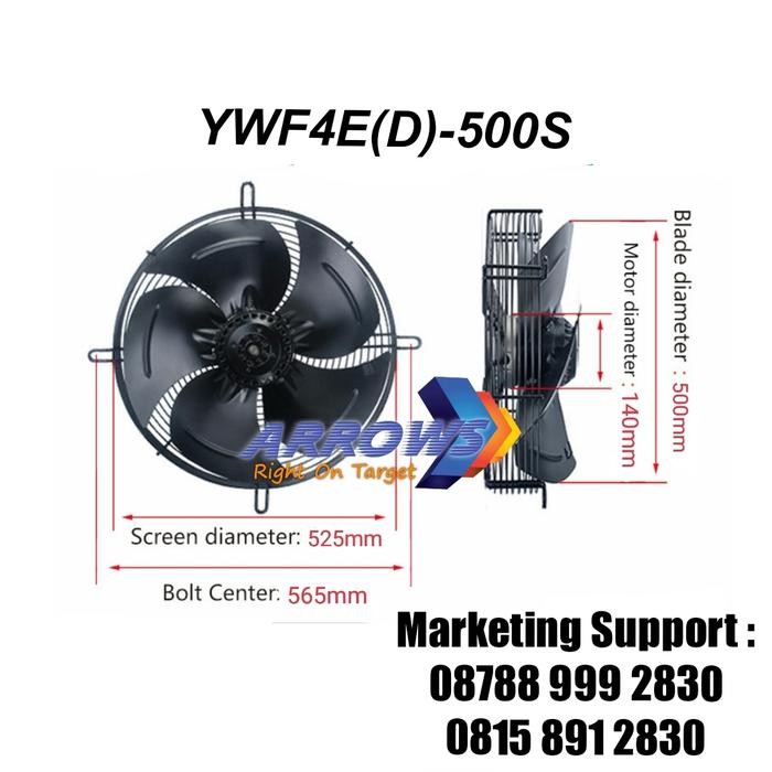 Sale Axial Fan 20 Inch Fan Condensor 20 Inch 380V Fan Chiller 20 Inch 380V Terlariss 