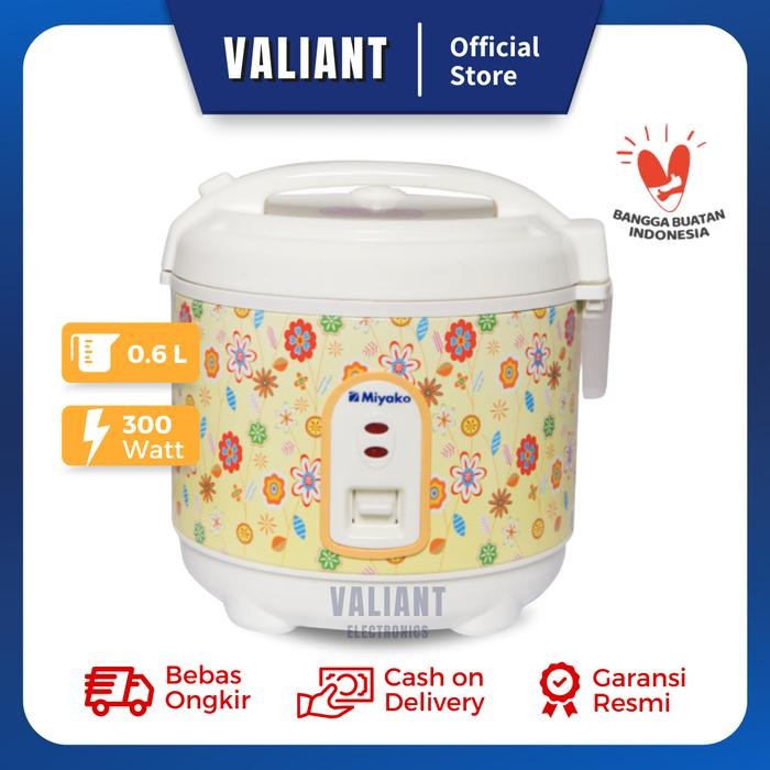 Miyako Magic Com Rice Cooker Mini 3In1 Mcm-609 - 0.6 Liter