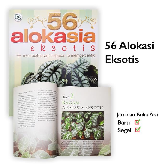 

Buku Tanaman Hias 56 ALOKASIA EKSOTIS Merawat dan Mempercantik