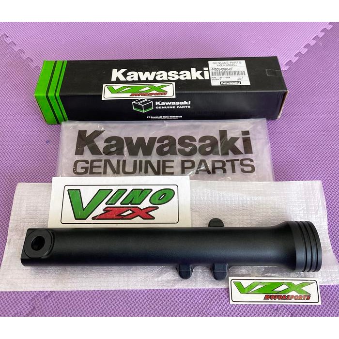 Tabung Bawah Bottom Shock Kiri Hitam Ninja Rr New 150 Ori Kawasaki