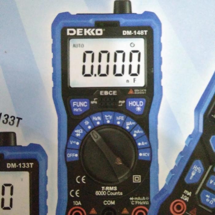 Digital Multimeter Avo Meter Multi Dekko Dm-148T