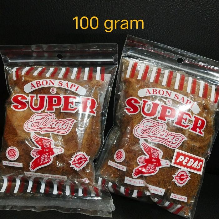 

Pilihan- Abon Sapi Super Elang 100 Gram Asli Boyolali Food Manis Pedas Kering