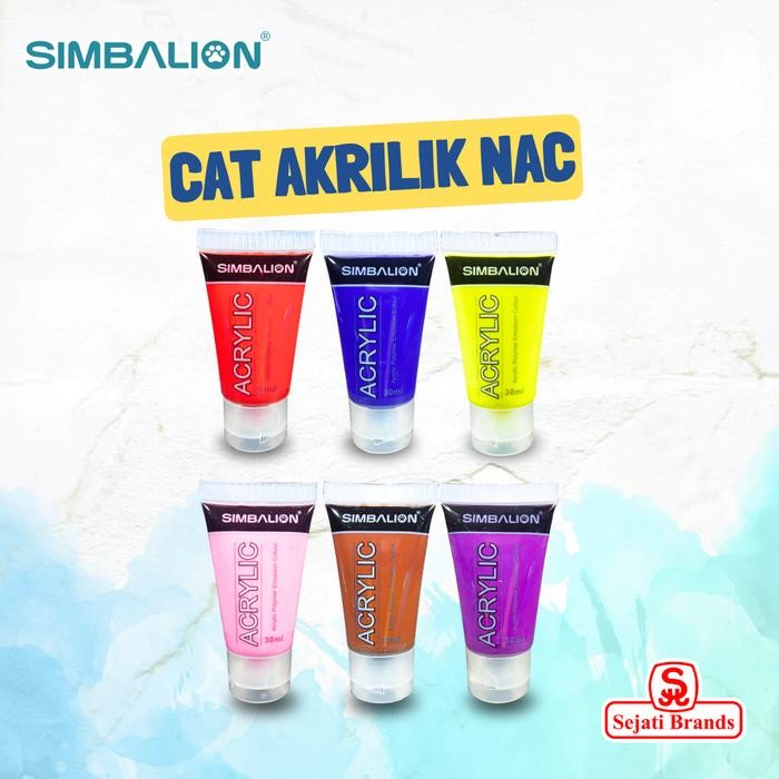 

Pilihan- Simbalion Acrylic Color Nac 30 Ml - Cat Akrilik Alat Mewarnai