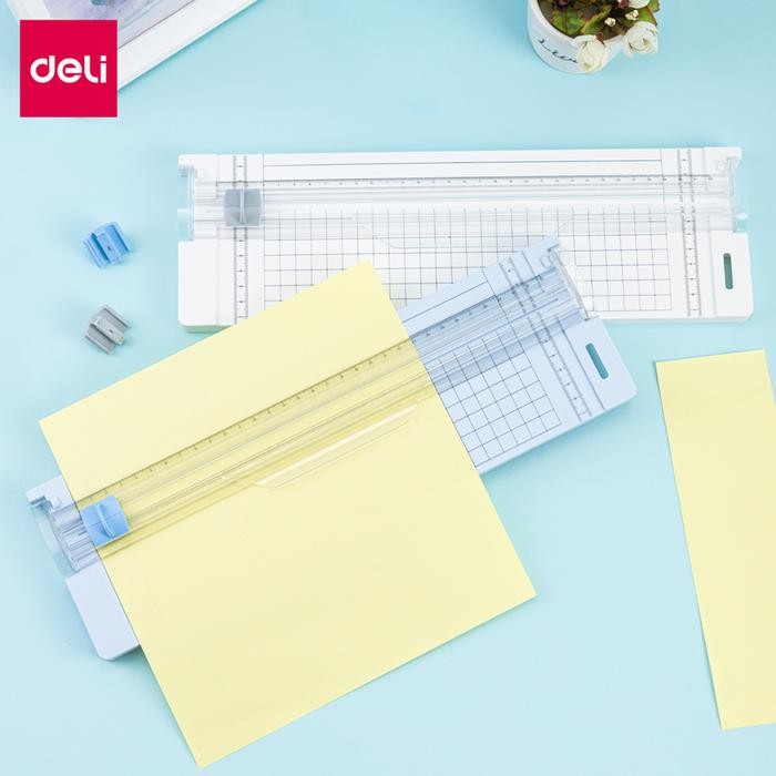 

Pilihan- Deli Small Paper Trimmer Portable/ Pemotong Kertas Kecil A4 A5 Trimmer Photo Cutter