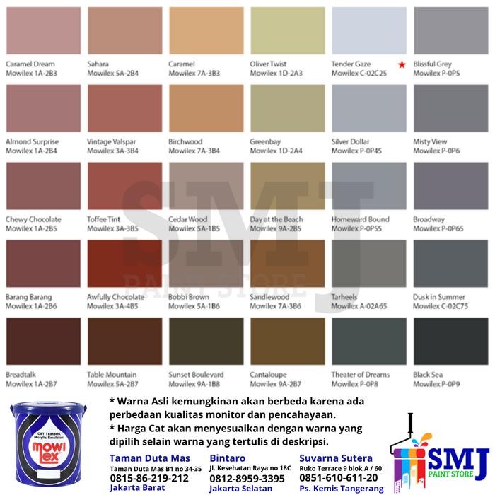 Cat Serbaguna Mowilex Acrylic Gloss Enamel Age Warna Tinting 20L