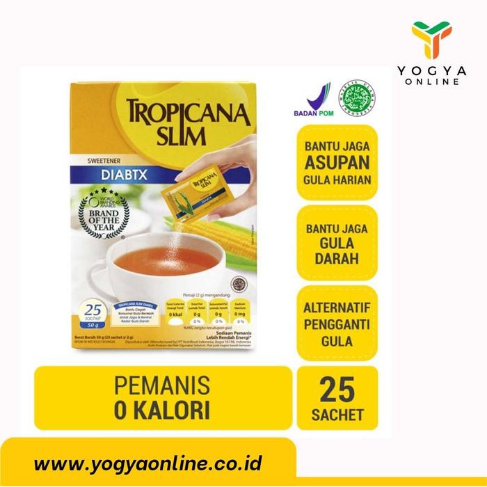 

ASLI Tropicana Slim Sweet Diab 25X2.5Gr READY STOCK