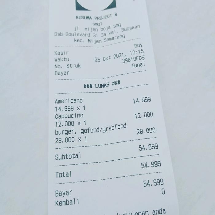 

MESIN KASIR ANDROID APLIKASI UNTUK RESTO / CAFE TANPA LACI