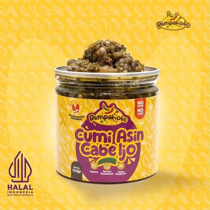 

Pilihan- Rempaholic - Sambal Cumi Asin Cabe Ijo 170 Gr - Makanan Instan Sambel Praktis Siap