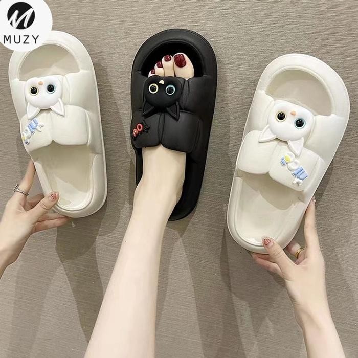 MUZY Sandal Karakter Sandal Karet Jelly Sandal Jelly Wanita Sandal Selop Wanita Karet Sandal Karet
