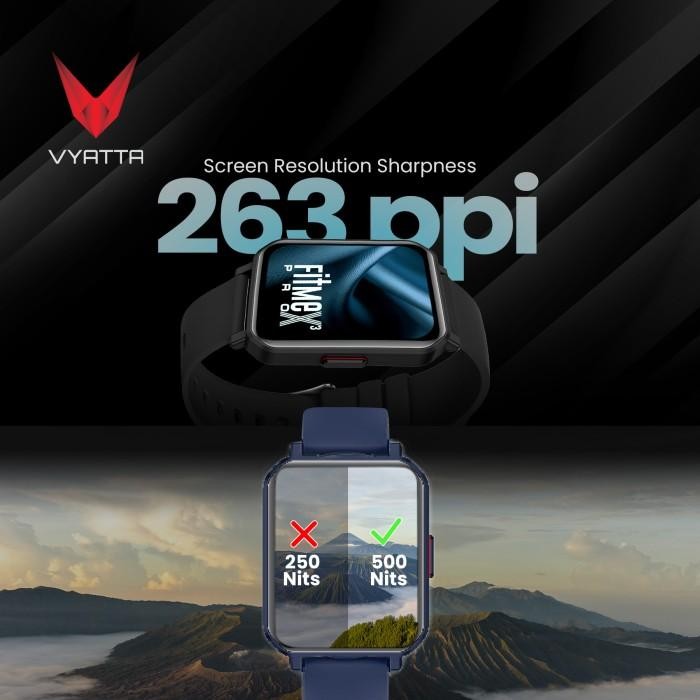 VYATTA FITME PRO X GEN 2 SMARTWATCH LARGE SCREEN 1.69" 24 SPORT MODE