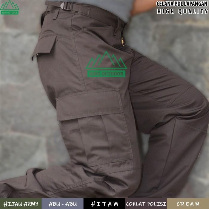 CELANA TACTICAL PDL JUMBO (46-48) RIPSTOP TORNADO WARNA COKLAT POLISI