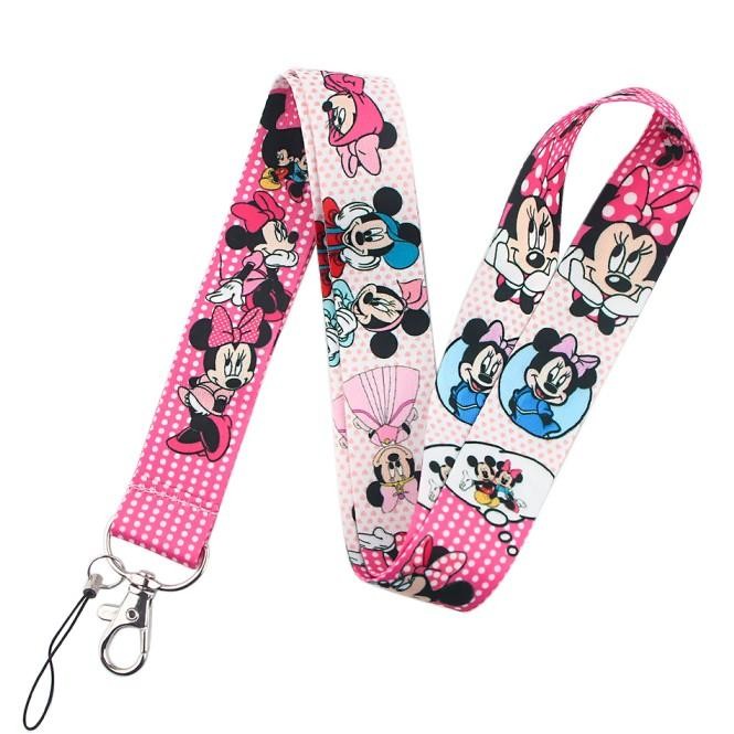 

DISKON MINNIE Tali Gantungan ID Card Name Tag Badge Holder Lanyard 1