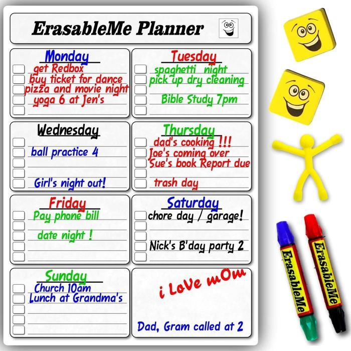 

Erasable Me Planner Kit New