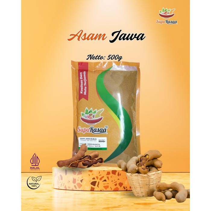 

TERMURAH SupaRasaa Asam Jawa Bubuk 500gr - Bahan Masakan Halal & Rempah Alami Untuk Meningkatkan
