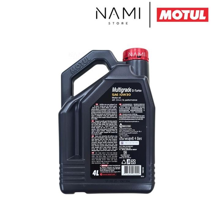 Pilihan- *Motul Multigrade D-Turbo (4L) Galon* Oli Mesin Mobil Diesel - Original