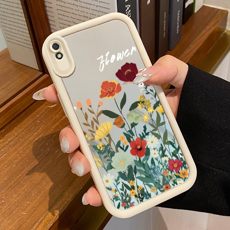 Casing Hp Xiaomi Redmi 9A Redmi 9i Redmi 9T Redmi 9 Power Case Casing HP pola taman Kesing Kasing ce