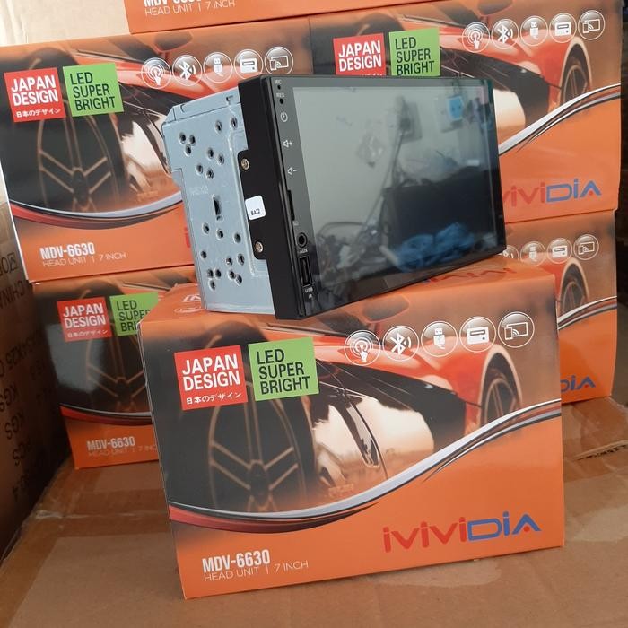 TAPE MOBIL DOUBLEDIN HEAD UNIT MOBIL UNIVERSAL DECKLAS MVIDIA MDV-6630 TERLARIS