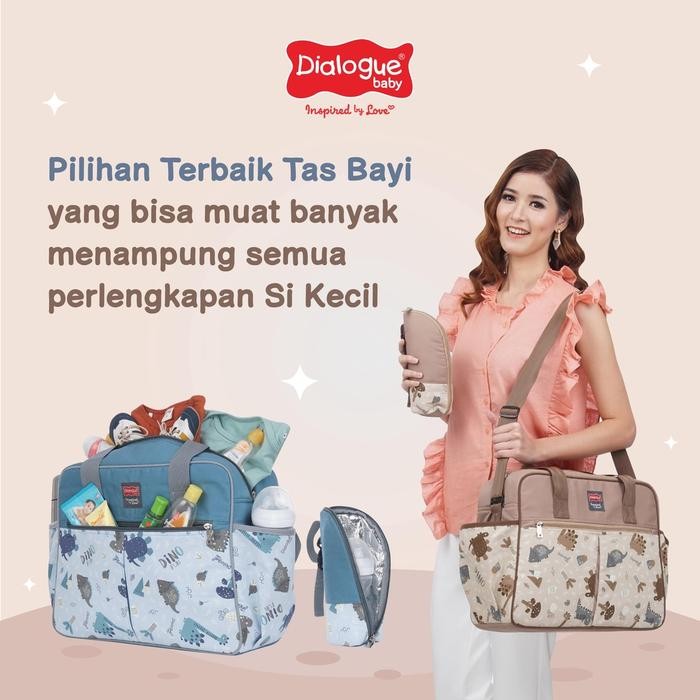 Terbaik Dialogue Baby Tas Bayi Kecil 3In1 Dino Fun Series - Dgt7253 100% Ori