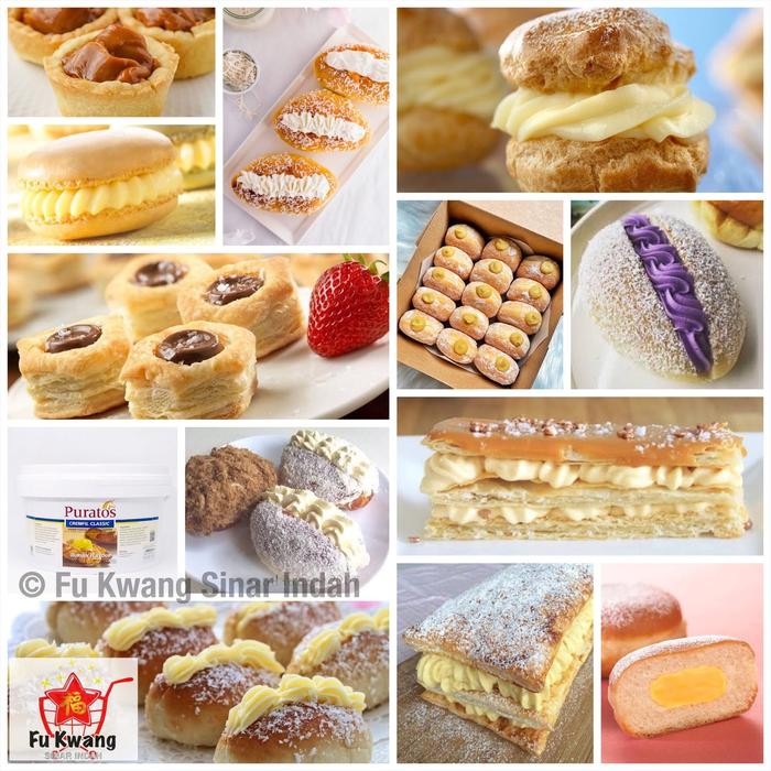 

New Puratos Cremfil Creamfil Classic Filling Topping repack 250 gram