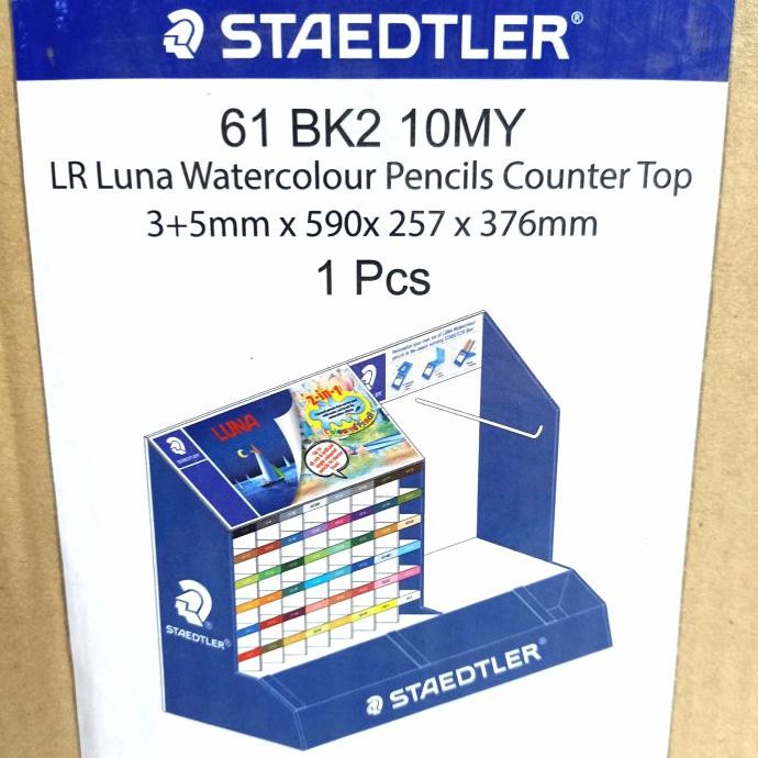 

Staedtler Luna Watercolour Pencils Countertop NEW / Rak Pensil Warna