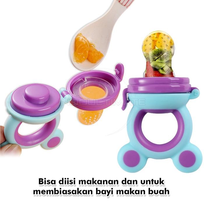 Empeng Dot Buah Bayi GG-05 Empeng Rattle Gigitan Bayi Silikon Karet Empeng Dot Buah Anak Bayi Baby